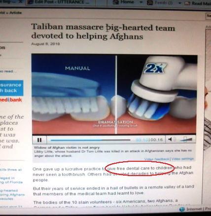 Deadly dental juxtaposition