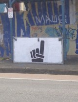 graffiti, one way, street art, Cross, Jesus