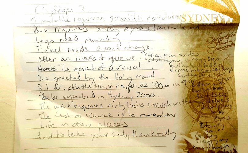 Poem, poetry, Sydney, Year 2000, millennium, Olympics